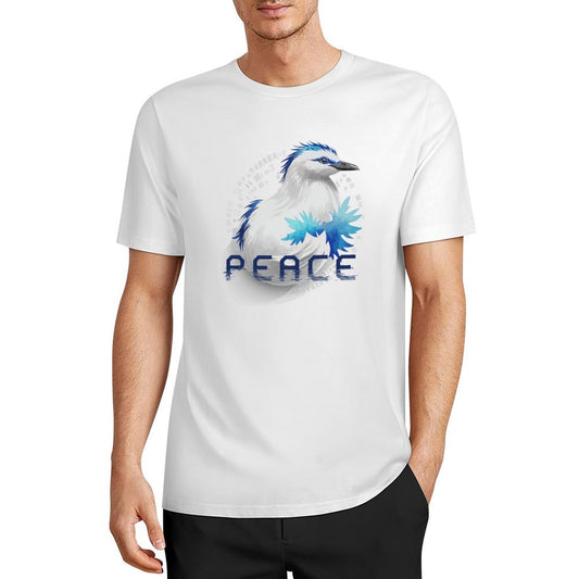 Men's 100% Cotton Short sleeved T-shirt | Trendy Print | Breathable Sweat Absorbing