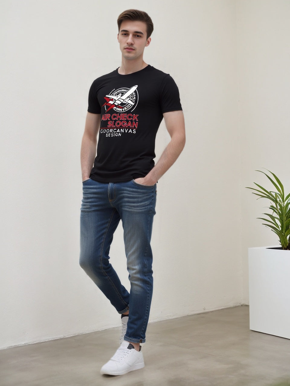 Men's Graphic Tee - 100% Cotton Streetwear Essentialree