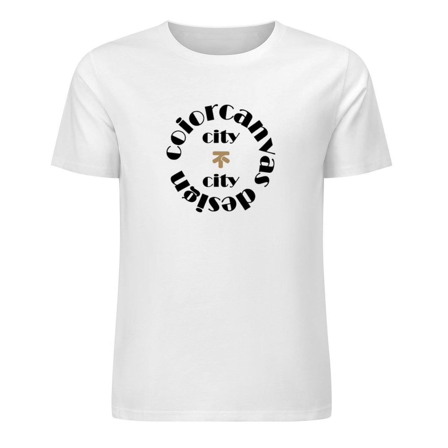 “City不City”Theme Men's T-shirt | 100% Cotton Basic | Lightweight and Breathable for Daily Commuting