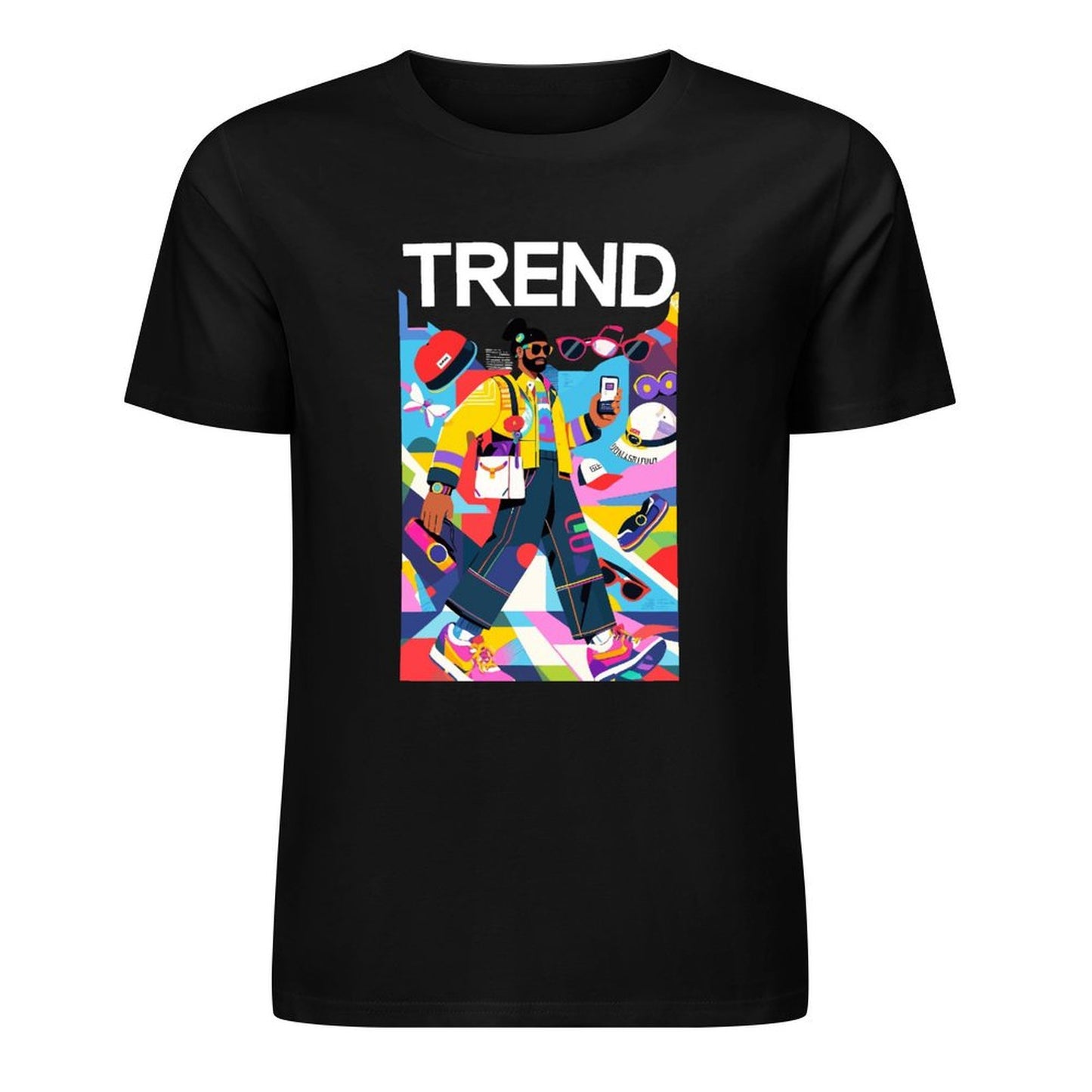 Men's Pure Cotton T-shirt | Comfortable And Versatile Trendy Top