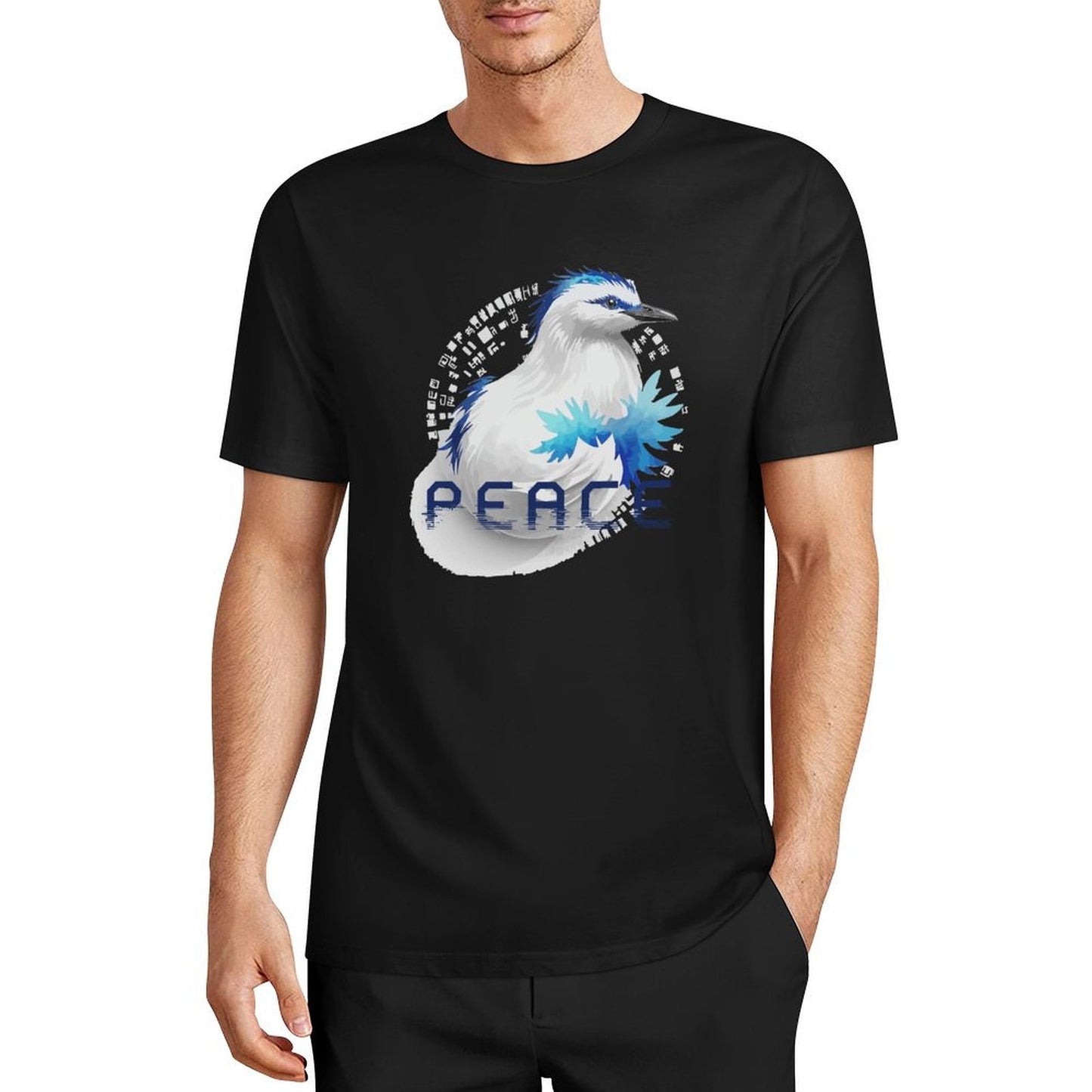 Men's 100% Cotton Short sleeved T-shirt | Trendy Print | Breathable Sweat Absorbing