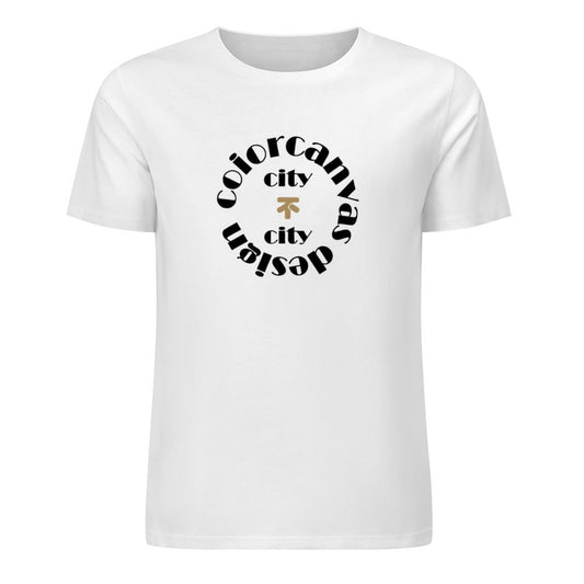 “City不City”Theme Men's T-shirt | 100% Cotton Basic | Lightweight and Breathable for Daily Commuting