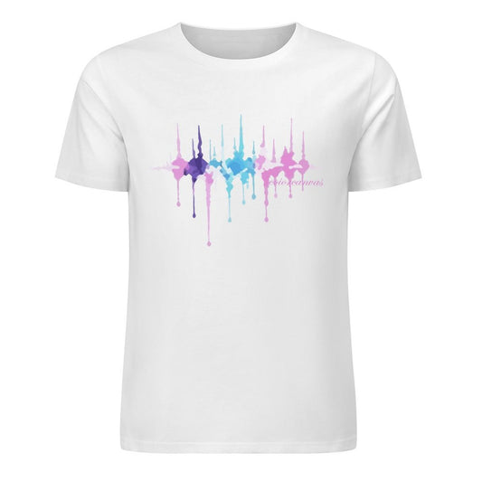 Men's Cotton Trendy T-shirt | Unique Abstract Design | Pop Radio Wave