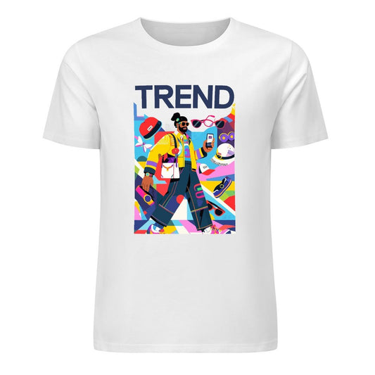 Men's Pure Cotton T-shirt | Comfortable And Versatile Trendy Top